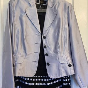 Light Blue/Black 2-Piece Suit